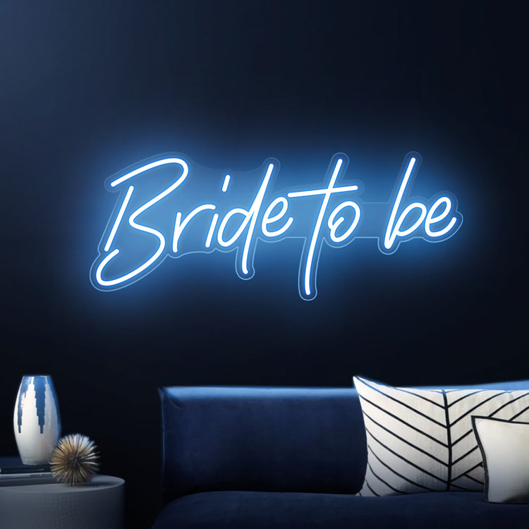 Bride to be neon deals sign